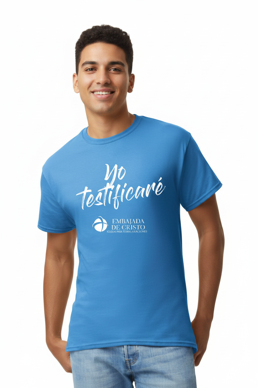 I Will Testify Blue T-Shirt (Esp)