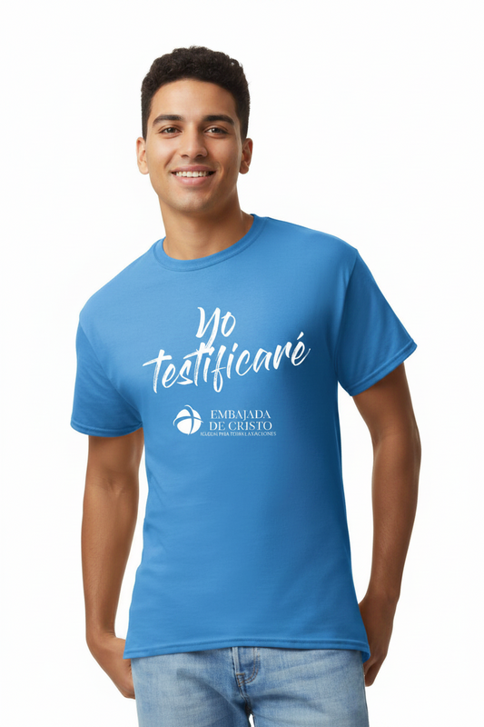 I Will Testify Blue T-Shirt (Esp)